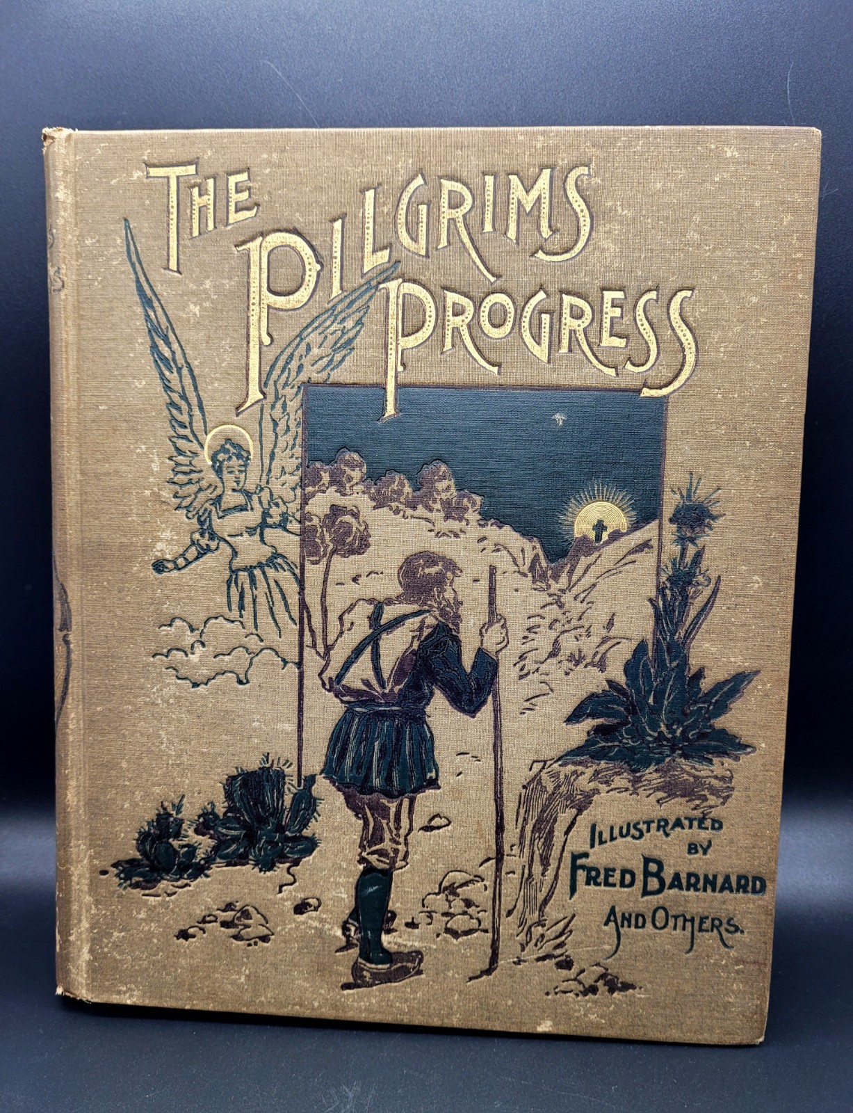 ATQ 1900 The Pilgrim’s Progress By John Bunyan Illustrated Fred Barnard Book