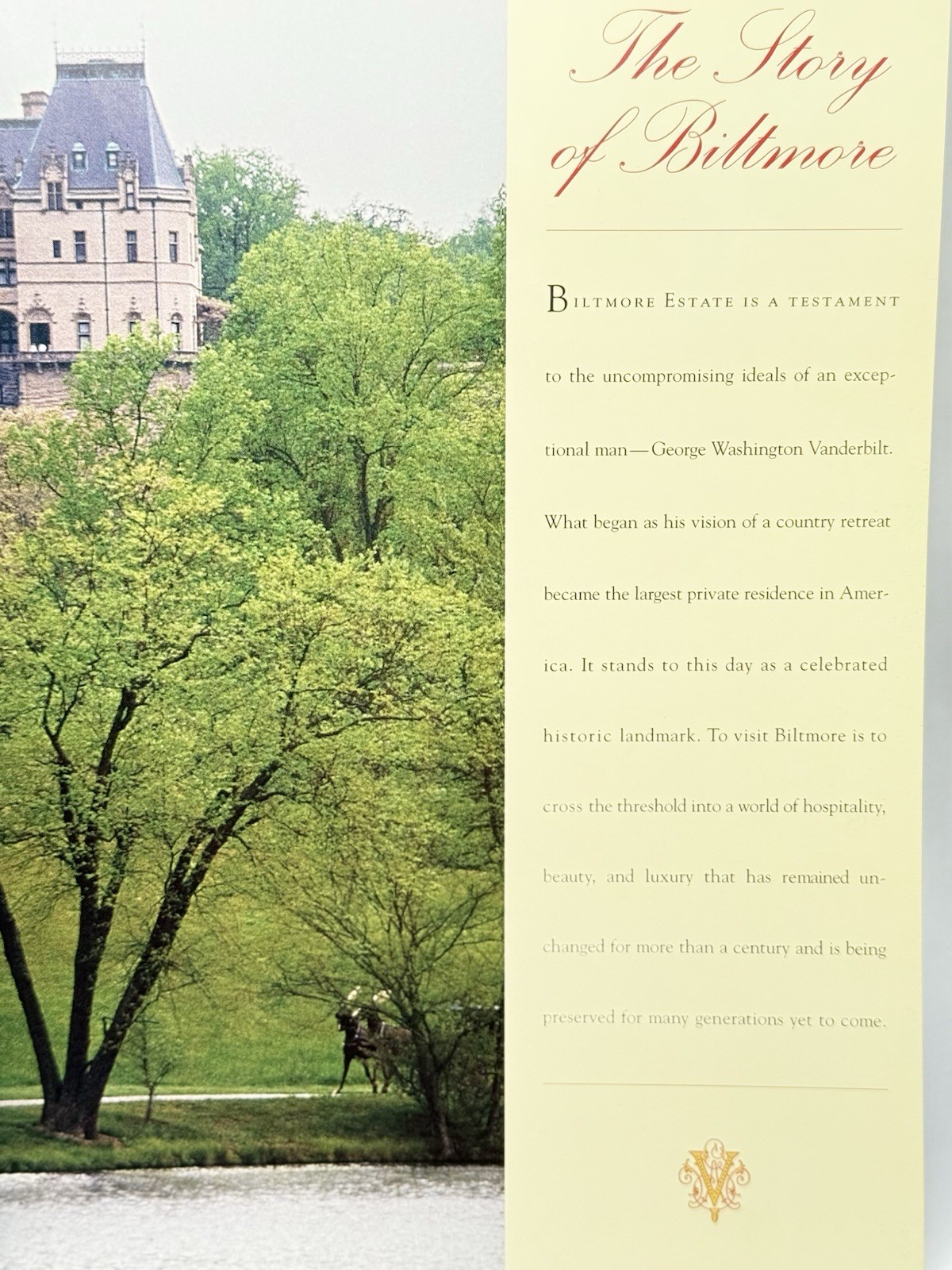 Biltmore Book A Pictorial Guide to Biltmore Paperback Photograhs History Castle