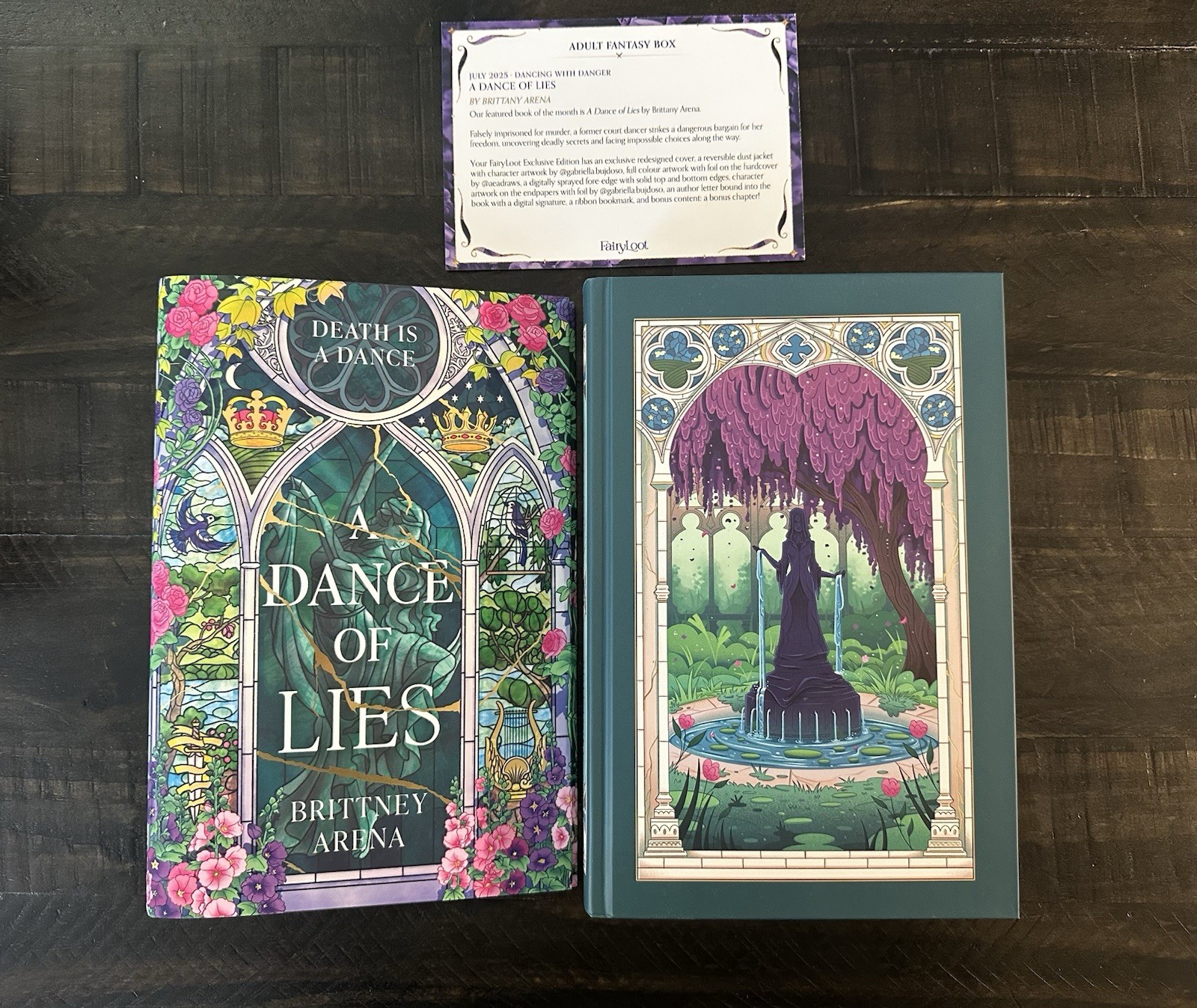A Dance of Lies By Brittney Arena Fairyloot Special Edition Digital Signature